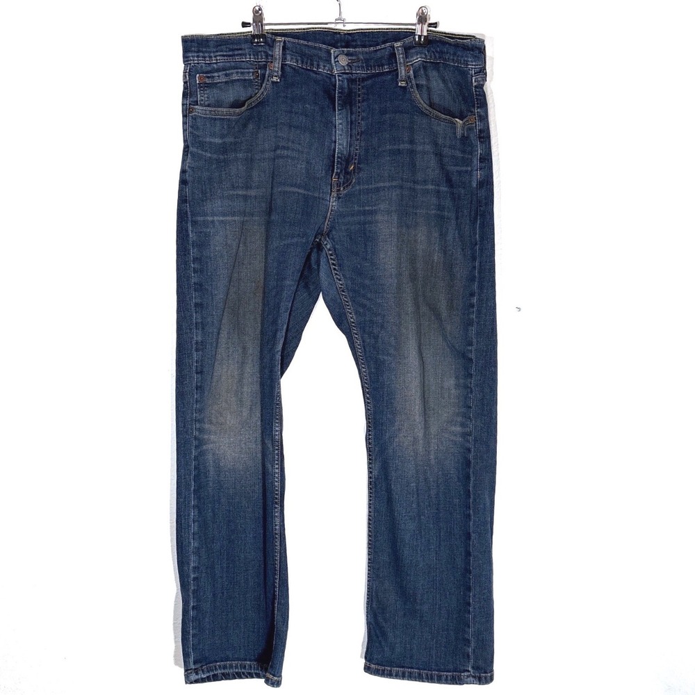 Levi's 550 Relaxed Fit Dark Wash‎ Straight Leg Jeans Mens Size 38x30
